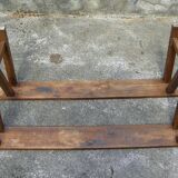 Paire de bancs de ferme 165 cm