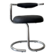 Cobra model chrome design chair by Giotto Stoppino, Italy 1970