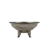 Art Deco silver-plated coup / vide poche, Ercuis France 1940s