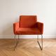 Retro Armchair BoConcept Orange Fabric