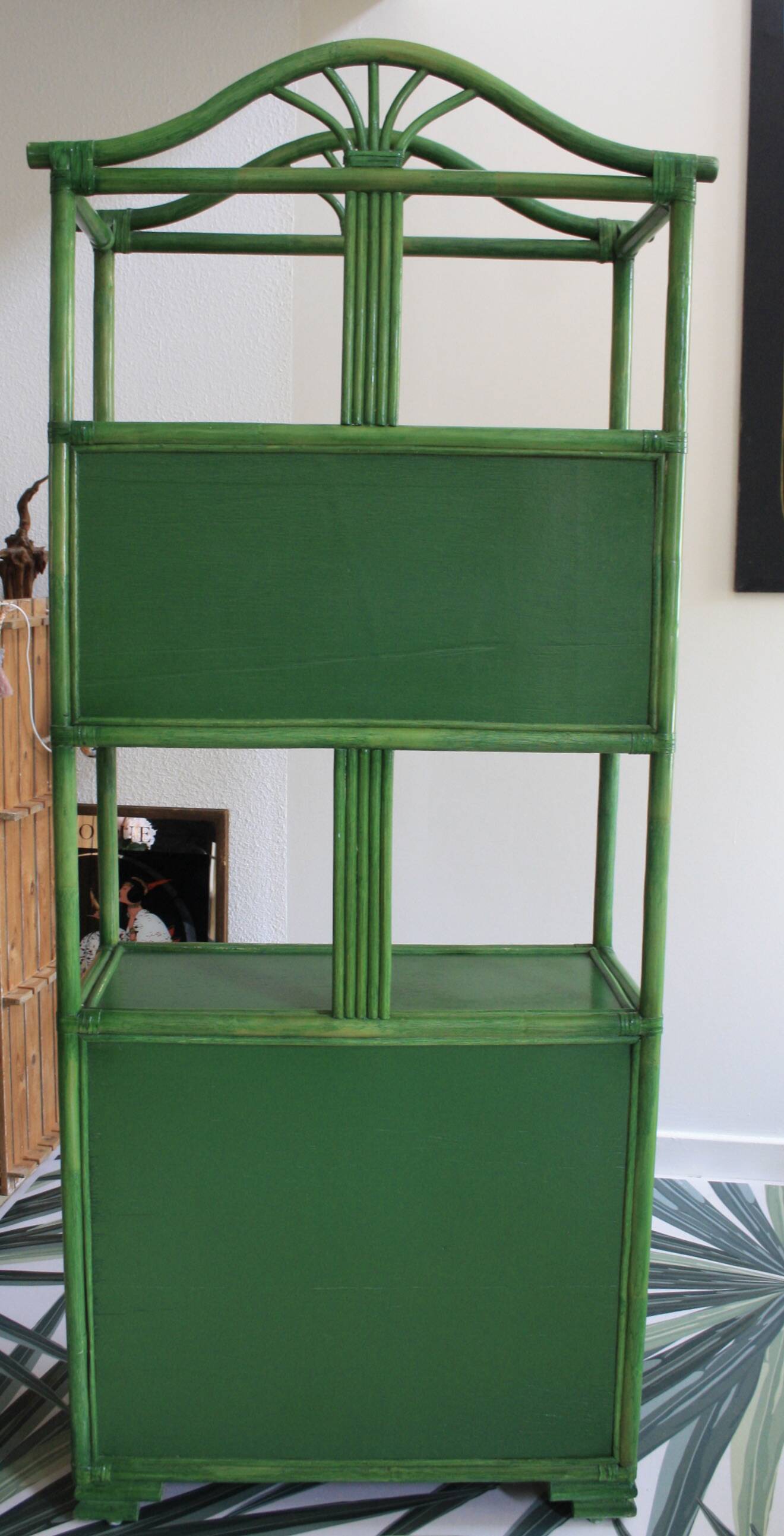 Etaègère/buffet rotin et bambou