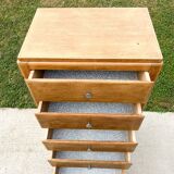 5-drawer chest of drawers, moustache feet, from the 50s