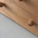 Vintage Solid Wood Wall-Mounted Coat Rack – 7 Pegs