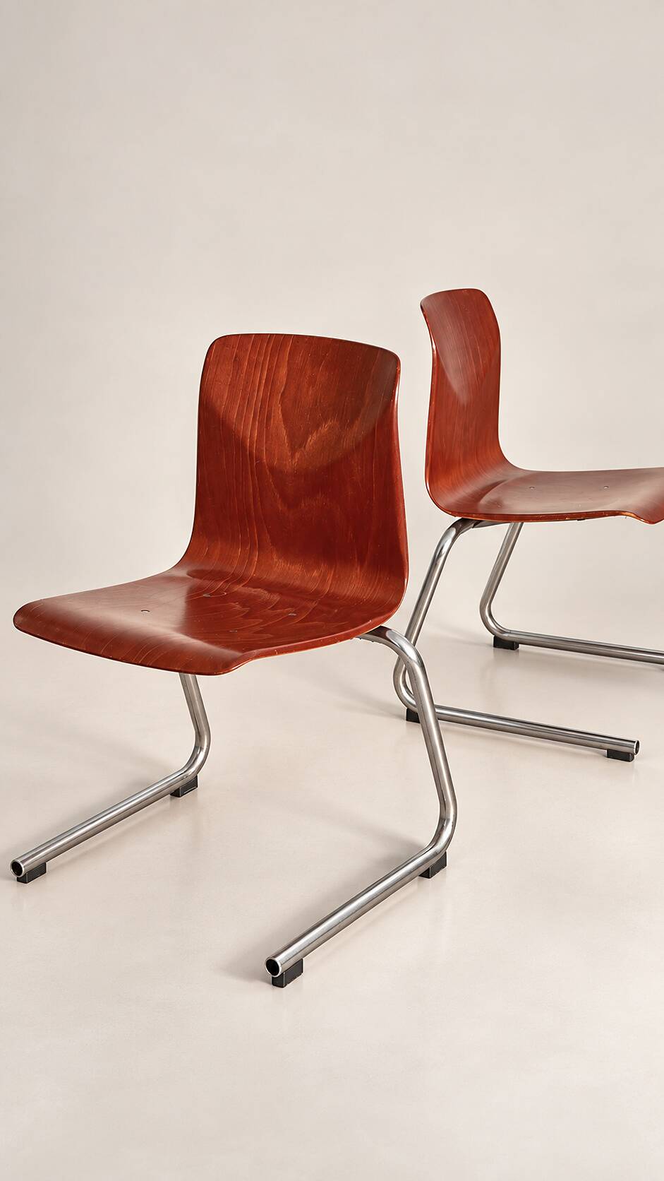 Set of 6 Vintage Thur Op Seat Chairs – Pagholz 1960s