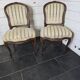 Paire de chaises style Louis XV