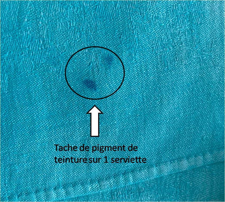Set of 10 turquoise BL monogram damask napkins