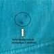 Set of 10 turquoise BL monogram damask napkins