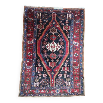 Handmade Mazlaghan Persian rug 192x134cm