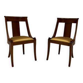 Paire de chaises style Empire