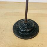 Art Deco lamp goes up and down opaline brass