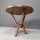 Table d'appoint vintage art tribal, années 60