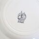 Set of 8 flat plates Moulin des Wolves, Holly motif
