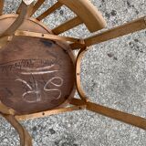 Suite of 4 chairs bistro Baumann 1967