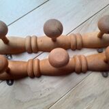 Pair of antique 3 hooks