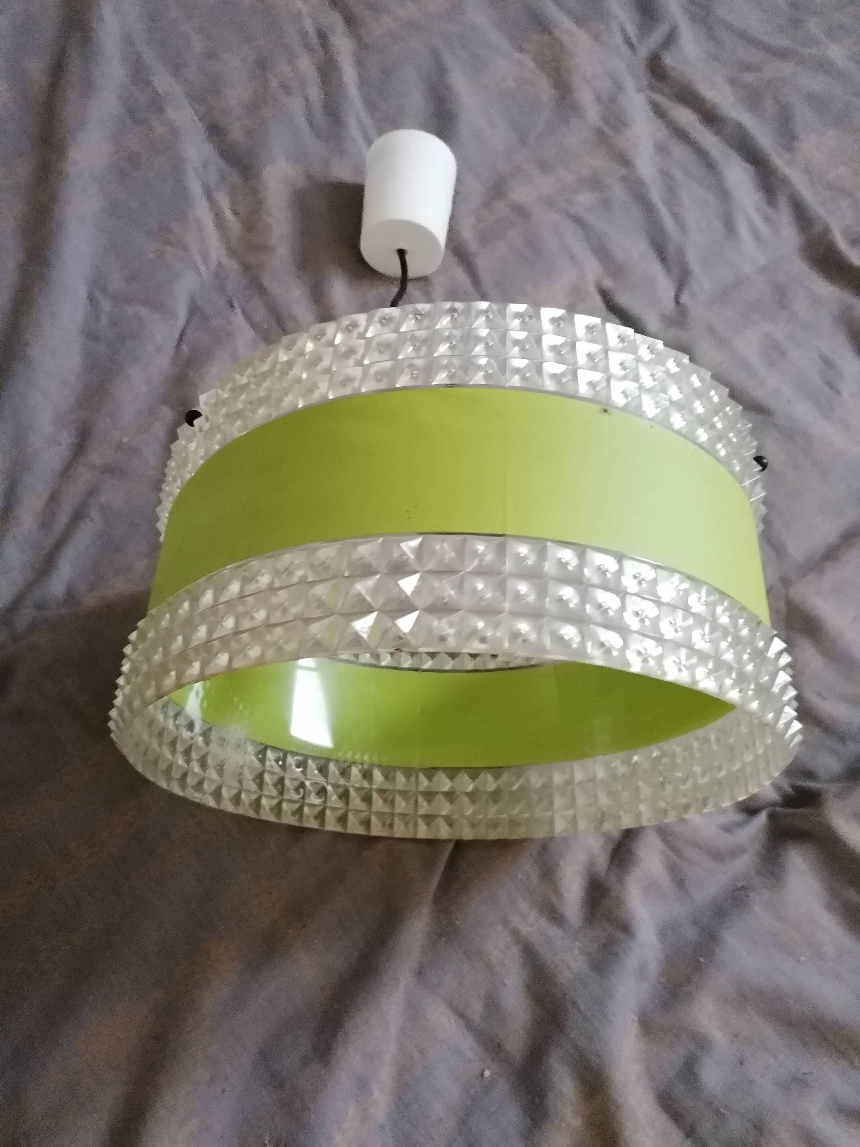 Luster suspension altuglas plexiglass vintage