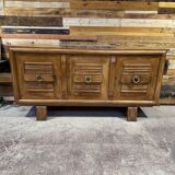 Art Deco sideboard in oak and oak veneer