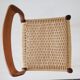 Danish dining chairs in wood and paper cord