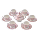 Johnson & Bros "Rose Bouquet" Antique Porcelain Coffee Set
