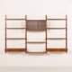 Mid century modern teak wall unit