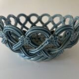 Round braided ceramic bowl by Pichon Uzés