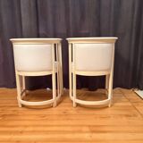 Pair of armchairs designed by Josef Hoffmann for Cabaret Fledermaus, Austri