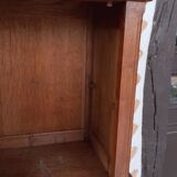 Chevat showcase wood glass