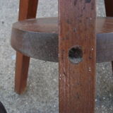 High-adjustable wooden stool