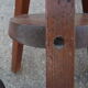 High-adjustable wooden stool