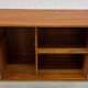 Teak Tambour Door Cabinet By Kai Kristiansen For Feldballes