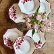 Lot de 8 assiettes creuses vintage, Jacky de Digoin