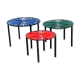 3 tabourets vintage, Suède, 1960