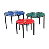 3 tabourets vintage, Suède, 1960