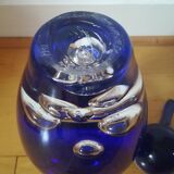 Flacon en verre souflé par Jean Claude Novaro, piece unique.