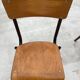 Chaise d'école bois et métal pour grand enfant
