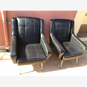 A pair of Erton armchairs from the 60s and 70s