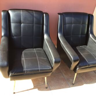 A pair of Erton armchairs from the 60s and 70s