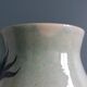 Vase signed Gabet hand-painted decoration