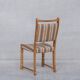 Set of six mid-century oak upholstered danish dining chairs