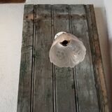 Vintage frosted glass wall light