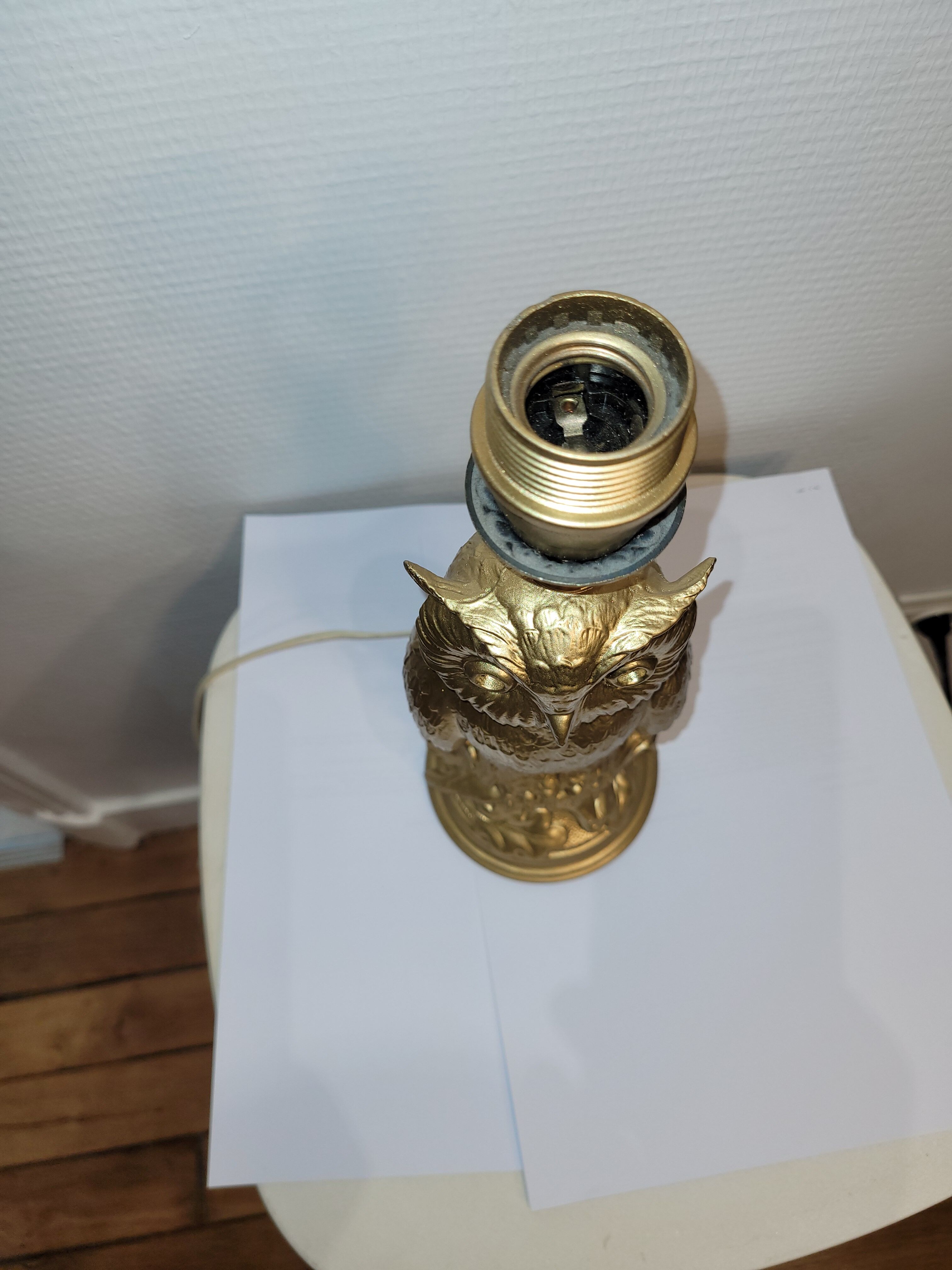 Owl table lamp by L & LWM