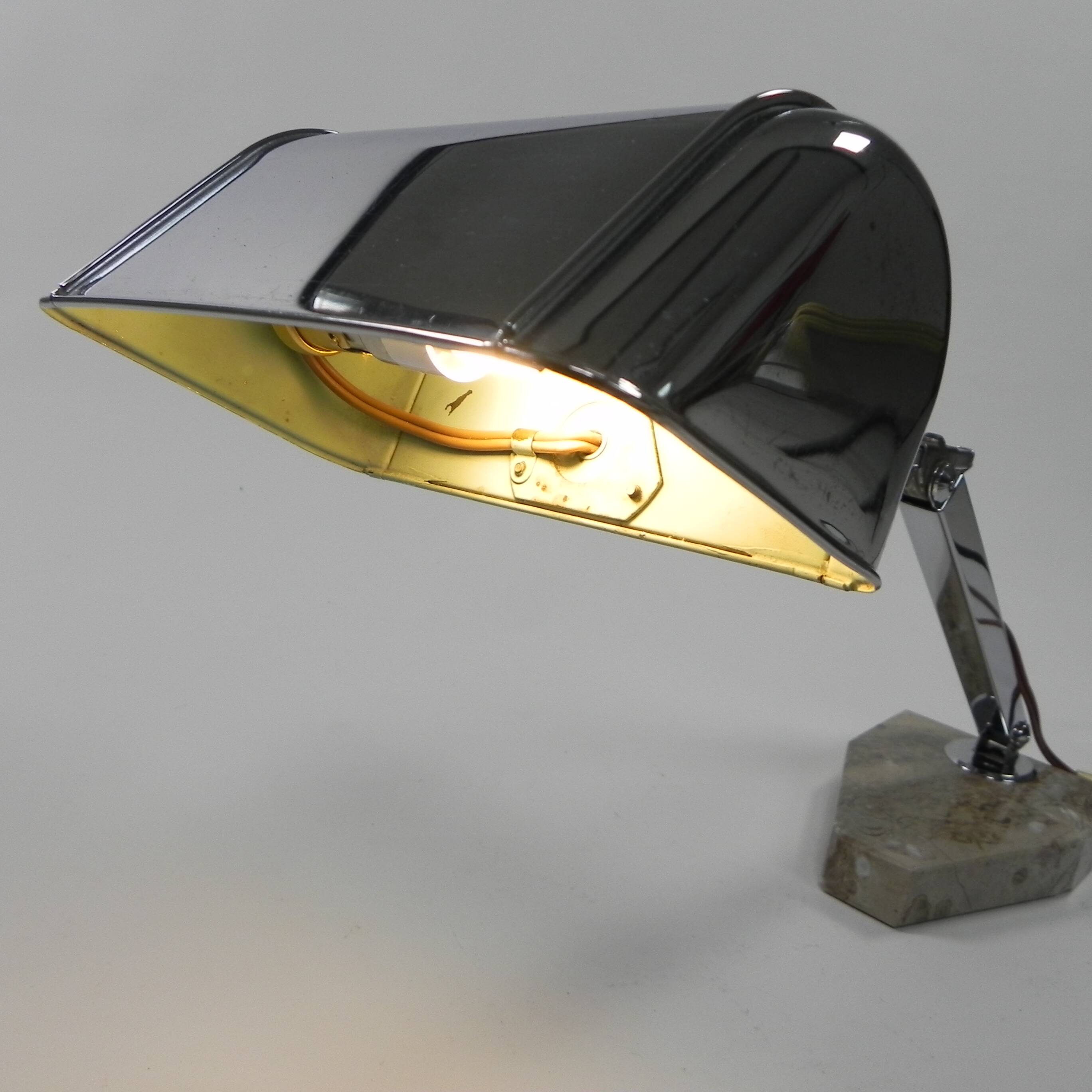 Lampe de bureau française, Fare Lampe Pirouette, années 1930