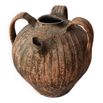 Oil jar, pottery from the south-west, 18th century.
