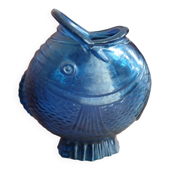 Vase poisson années 50