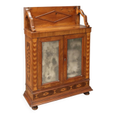 Buffet ancien en bois de cerisier et érable, Italie, XIXe-XXe siècle
