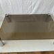 Glass coffee table