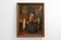19th-Century French Baroque Interior Scene Painting