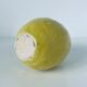 Lemon vase trompe l'oeil in natural glazed ceramic