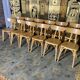 Suite de 12 chaises de bistrot modèle « Banane » Luterma