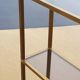 Vintage metal shelf 1990