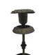 Austro-Hungarian Empire Biedermeier silver candleholder, 1890s